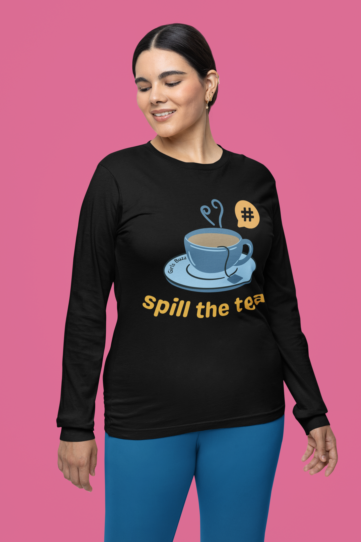 Spill The Tea Full Sleeves T-shirt
