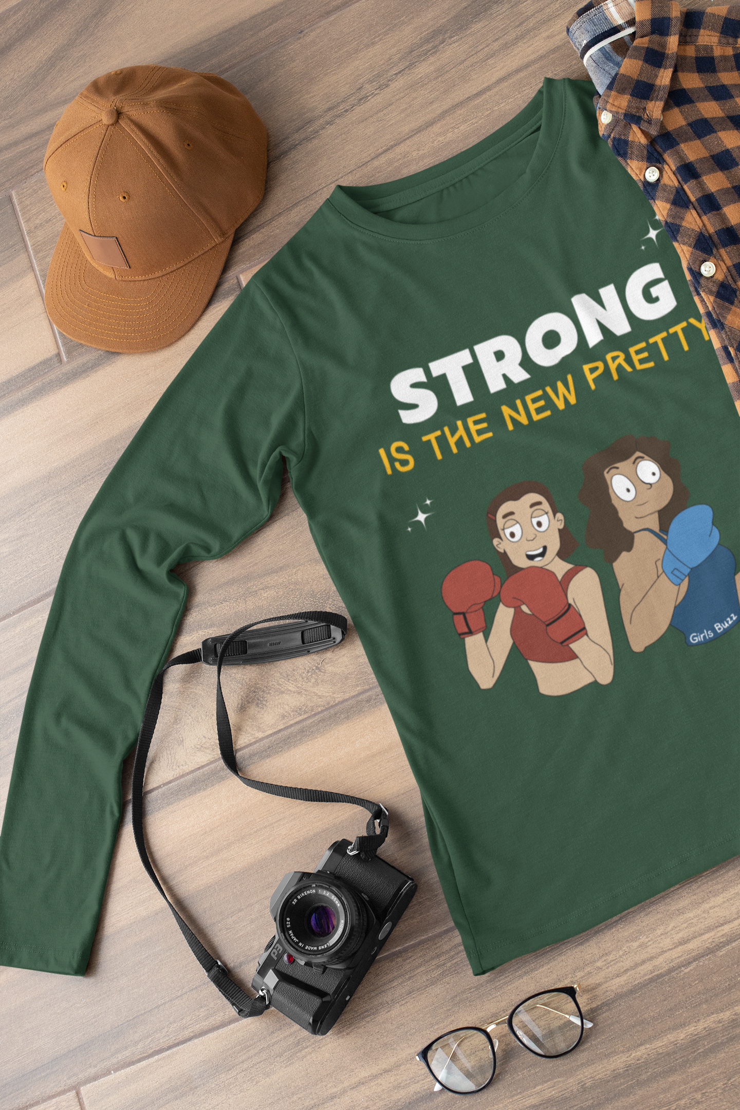 Strong Is The New Pretty Full Sleeves T-shirt