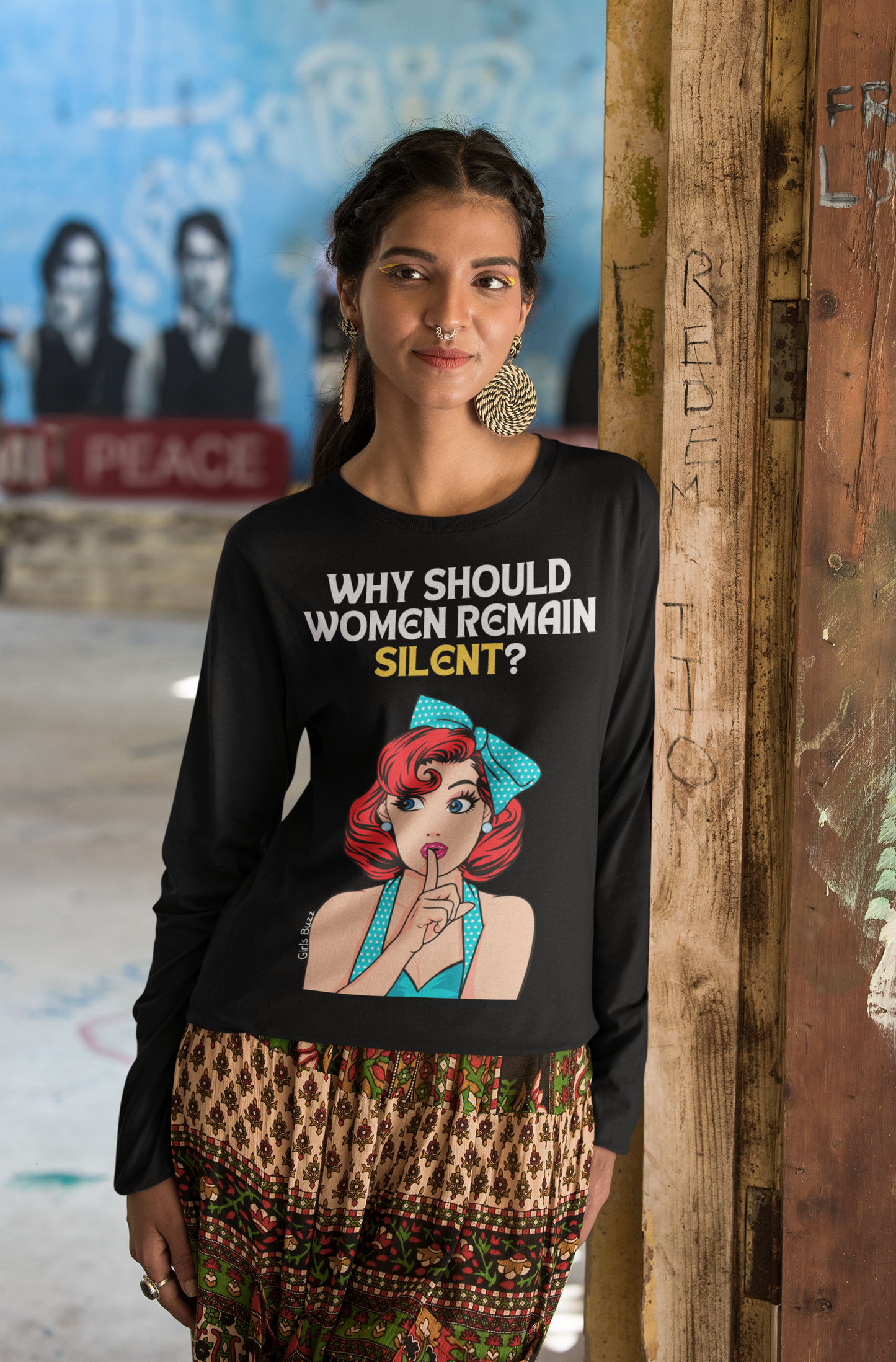 Why Should Women Remain Silent Full Sleeves T-shirt