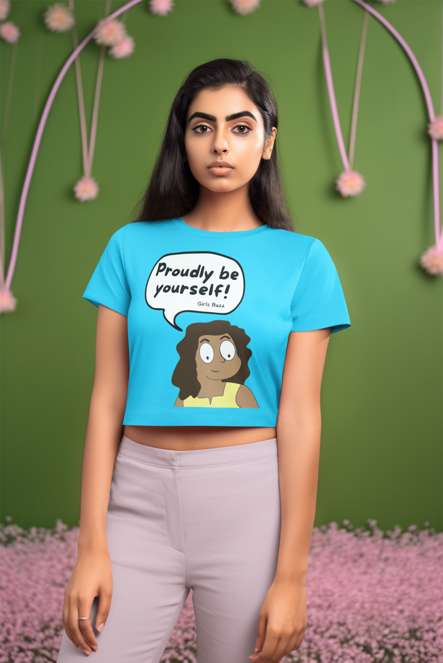 Proudly Be Yourself Crop Top