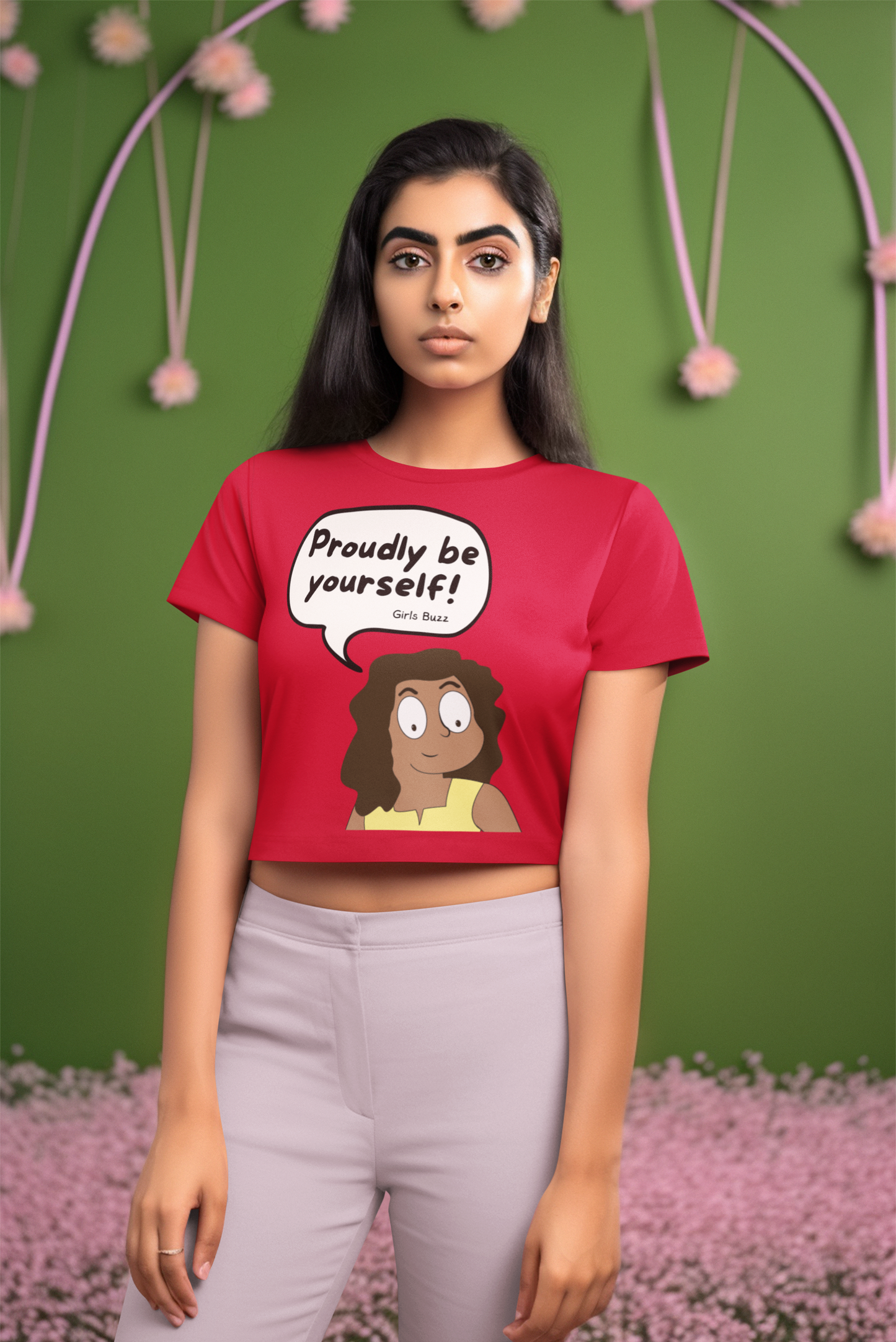 Proudly Be Yourself Crop Top