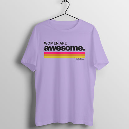 Women Are Awesome Boyfriend Fit T-shirt