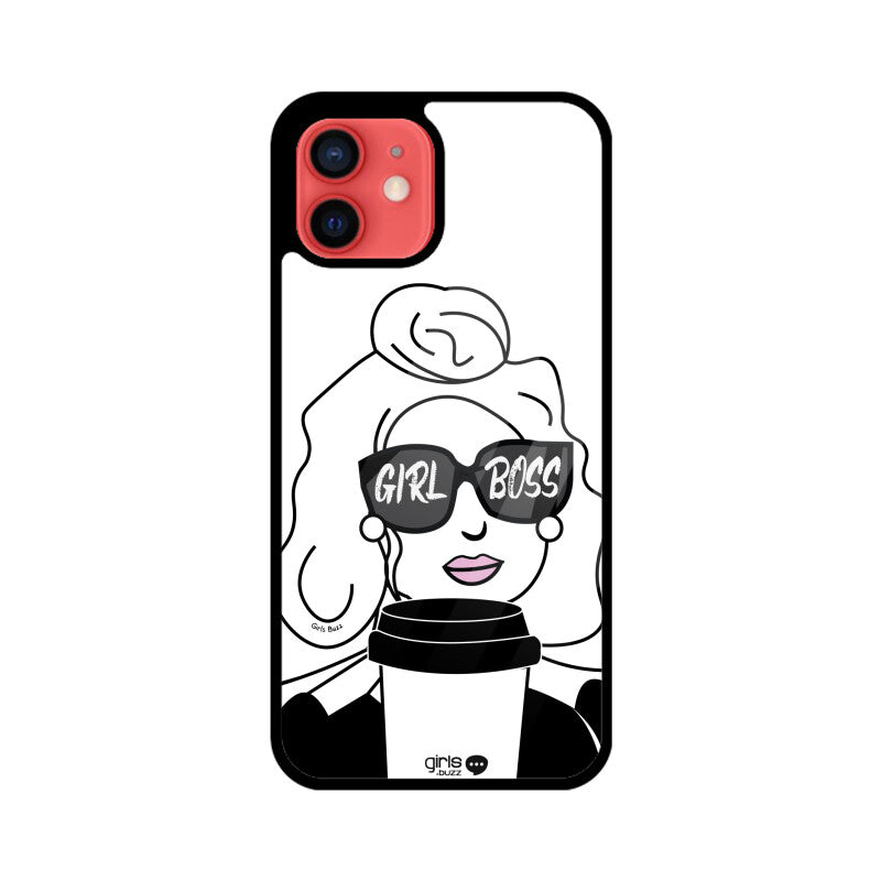 Girls Boss Glass Phone Case