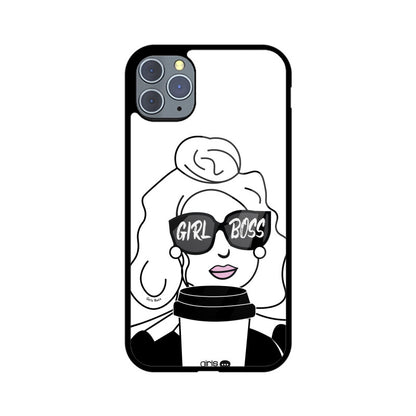 Girls Boss Glass Phone Case