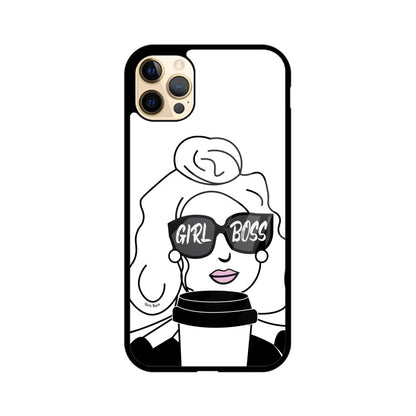 Girls Boss Glass Phone Case