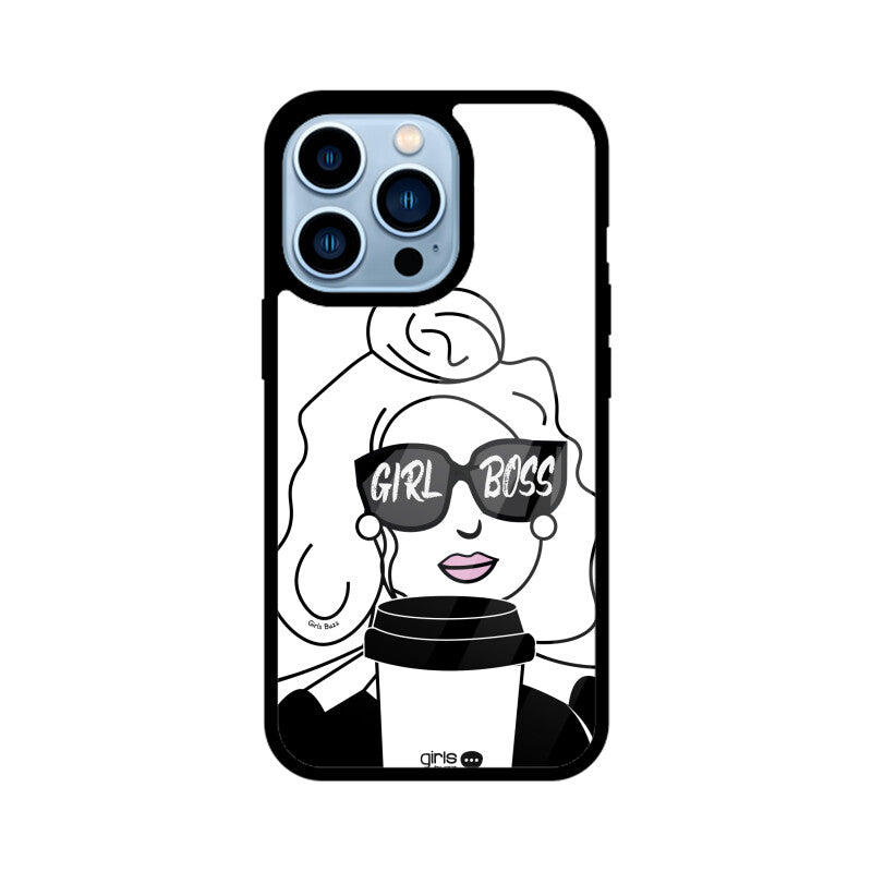 Girls Boss Glass Phone Case