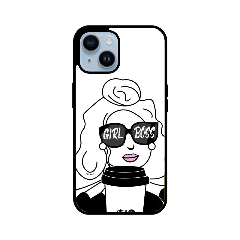 Girls Boss Glass Phone Case