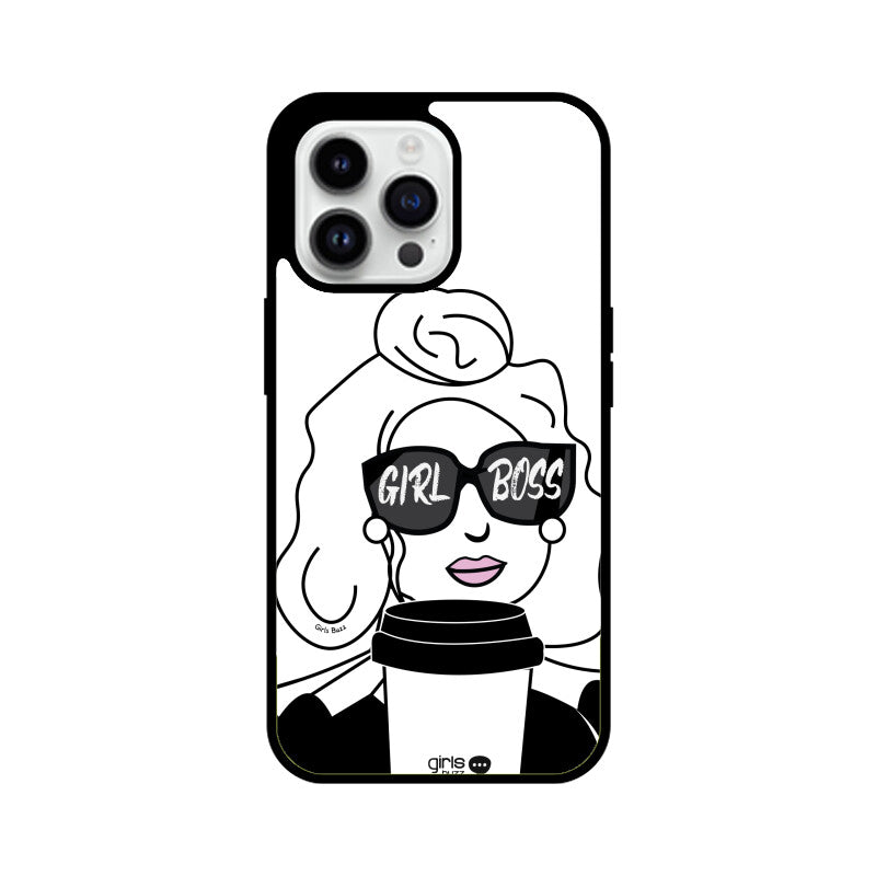 Girls Boss Glass Phone Case