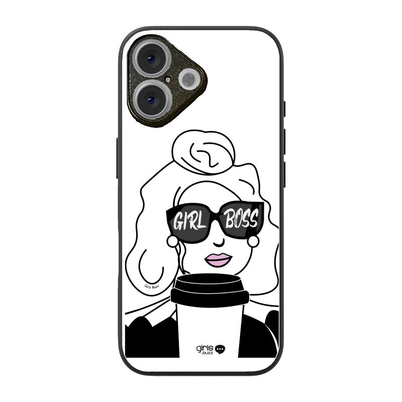 Girls Boss Glass Phone Case