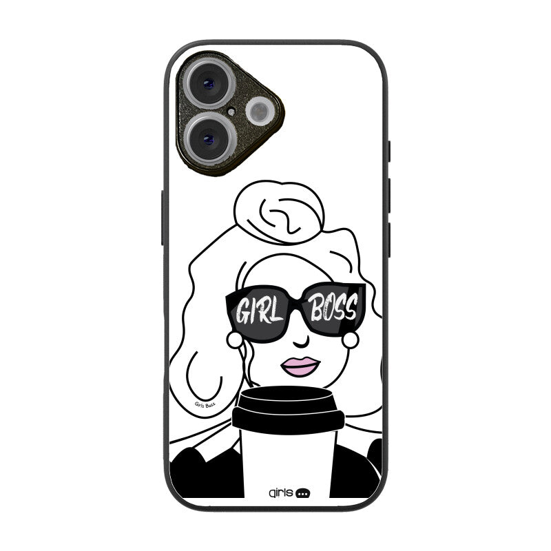 Girls Boss Glass Phone Case