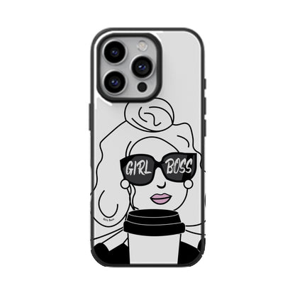 Girls Boss Glass Phone Case