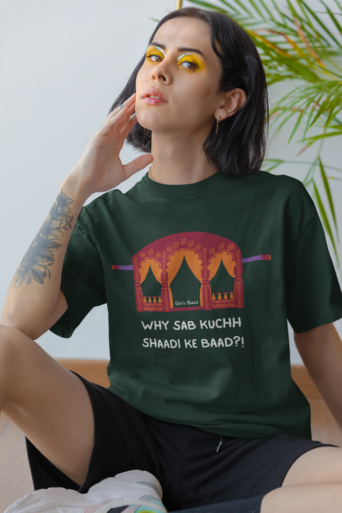 Shaadi Ke Baad Women Wedding Quotes T-Shirt