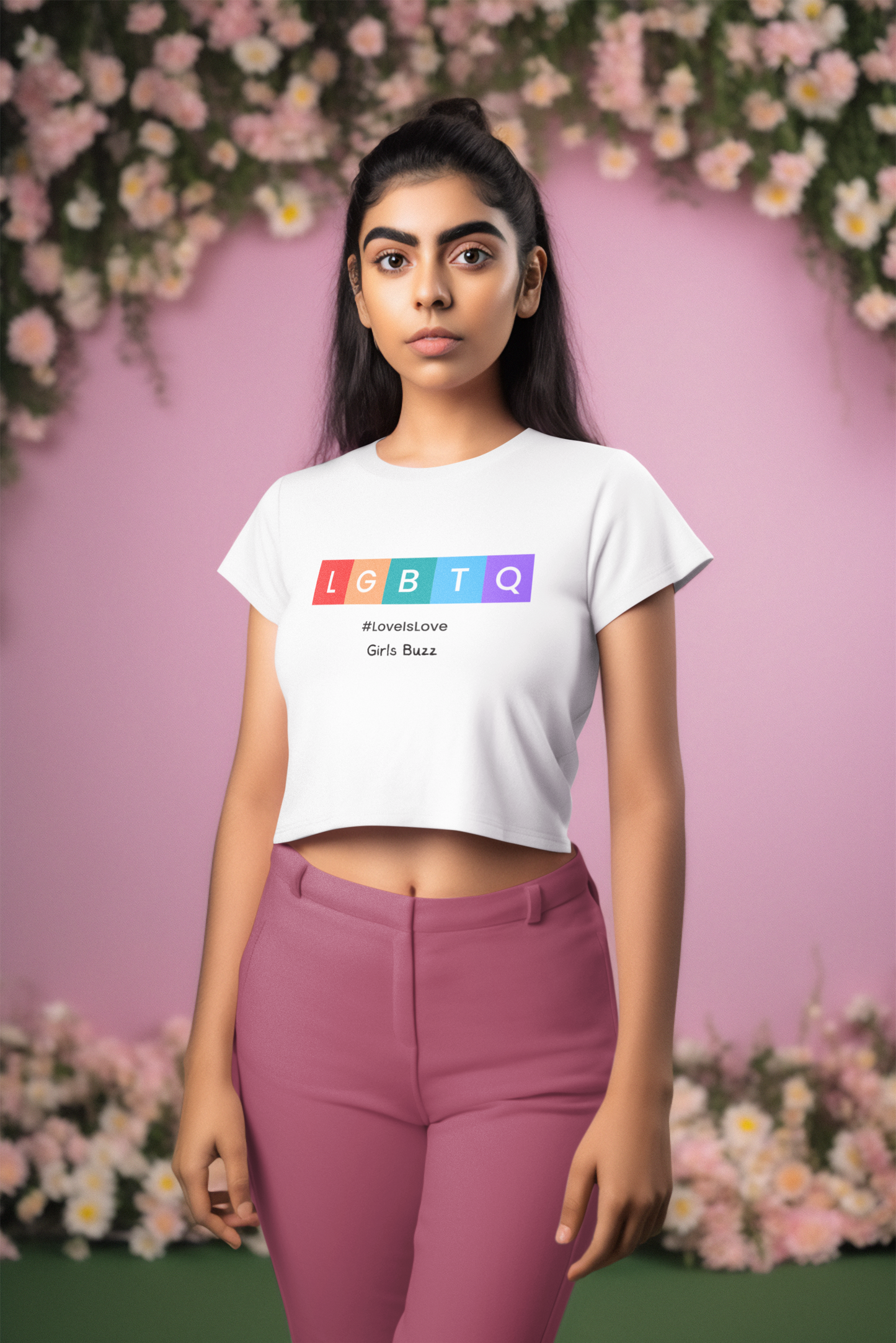 LGBTQ Pride Crop Top