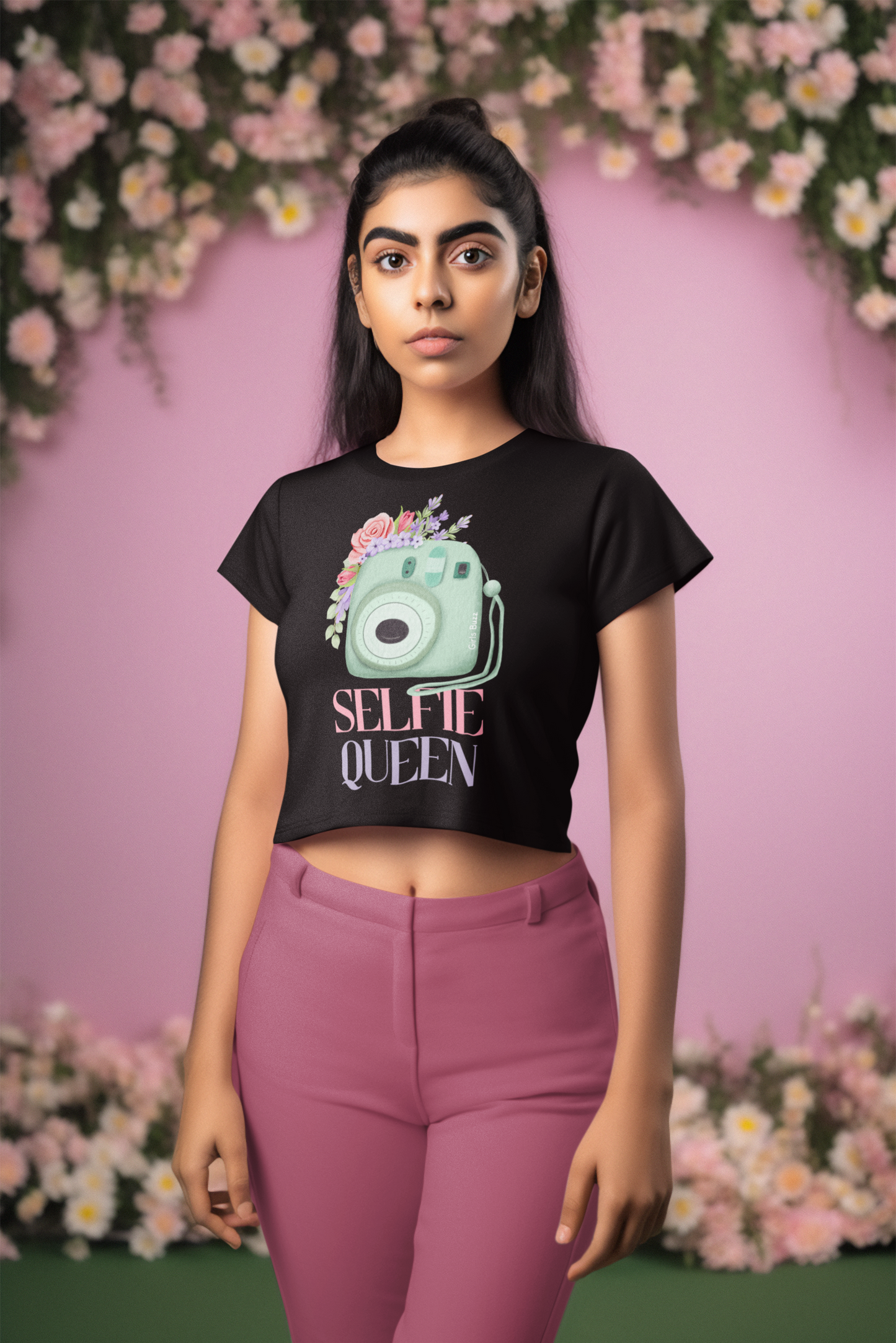 Selfie Queen Crop Top