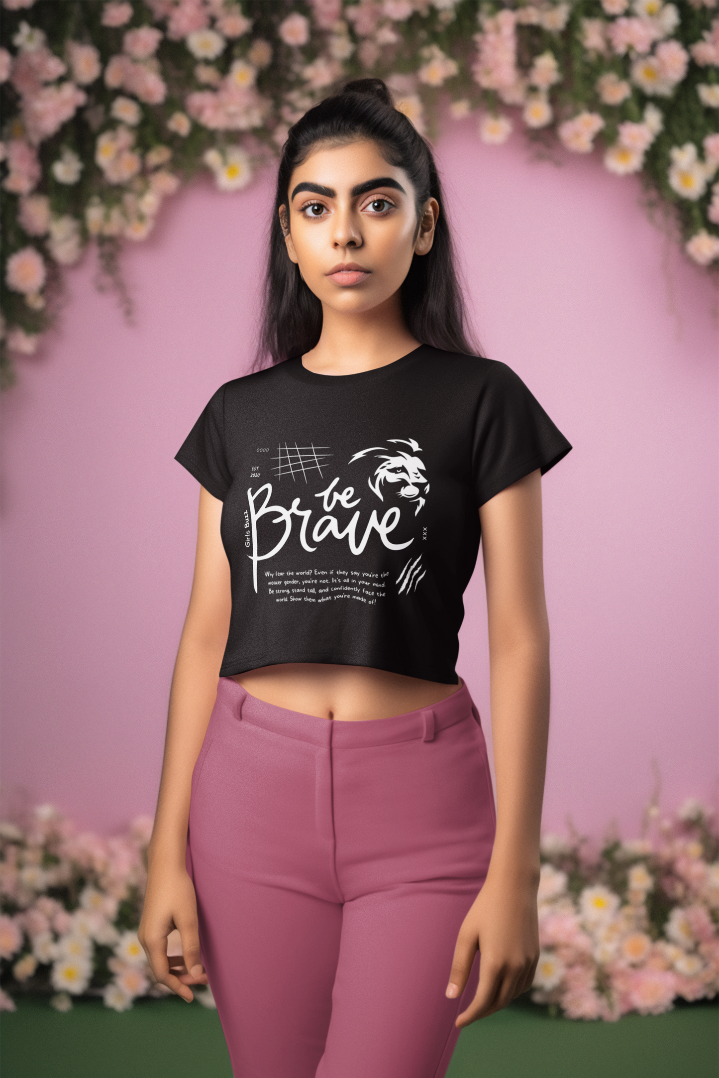 Be Brave Crop Top